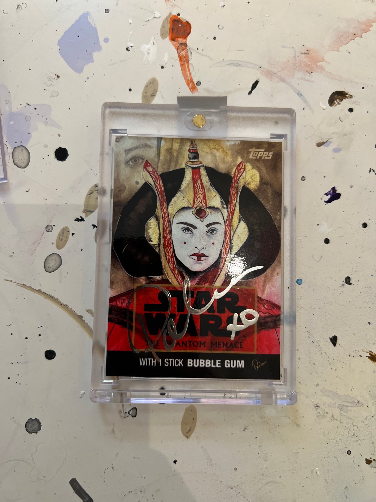 Queen Amidala - Topps Star Wars - Autographed