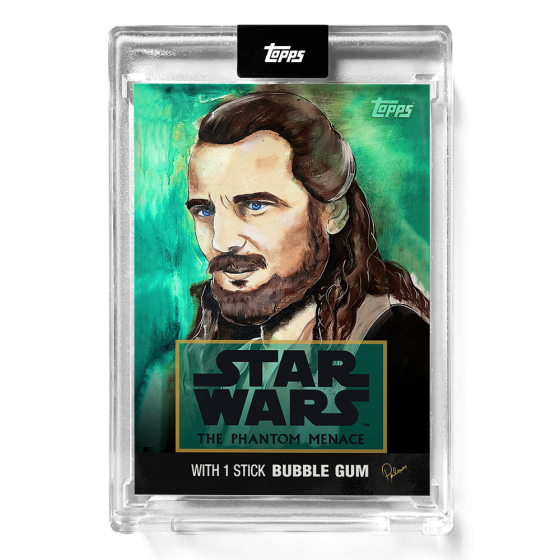Qui-Gon Jinn - Topps Star Wars - Autographed