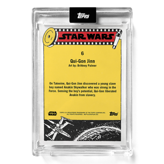 Qui-Gon Jinn - Topps Star Wars - Autographed