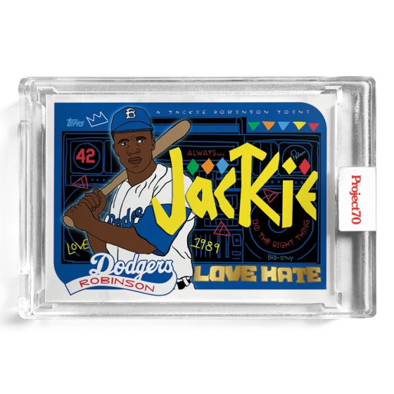 Jackie Robinson Baseball Card - Autographed