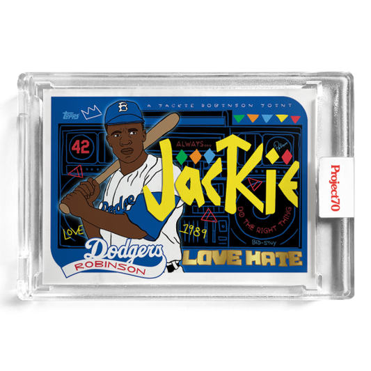 Jackie Robinson Baseball Card - Autographed