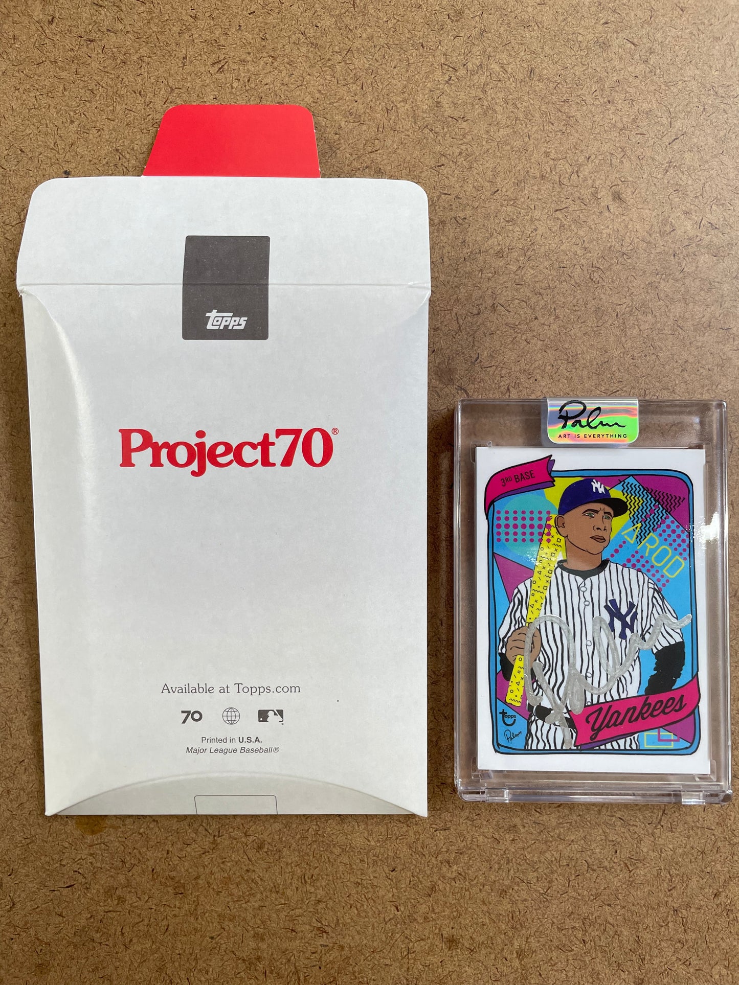 Alex Rodriguez Baseball Card - Autographed