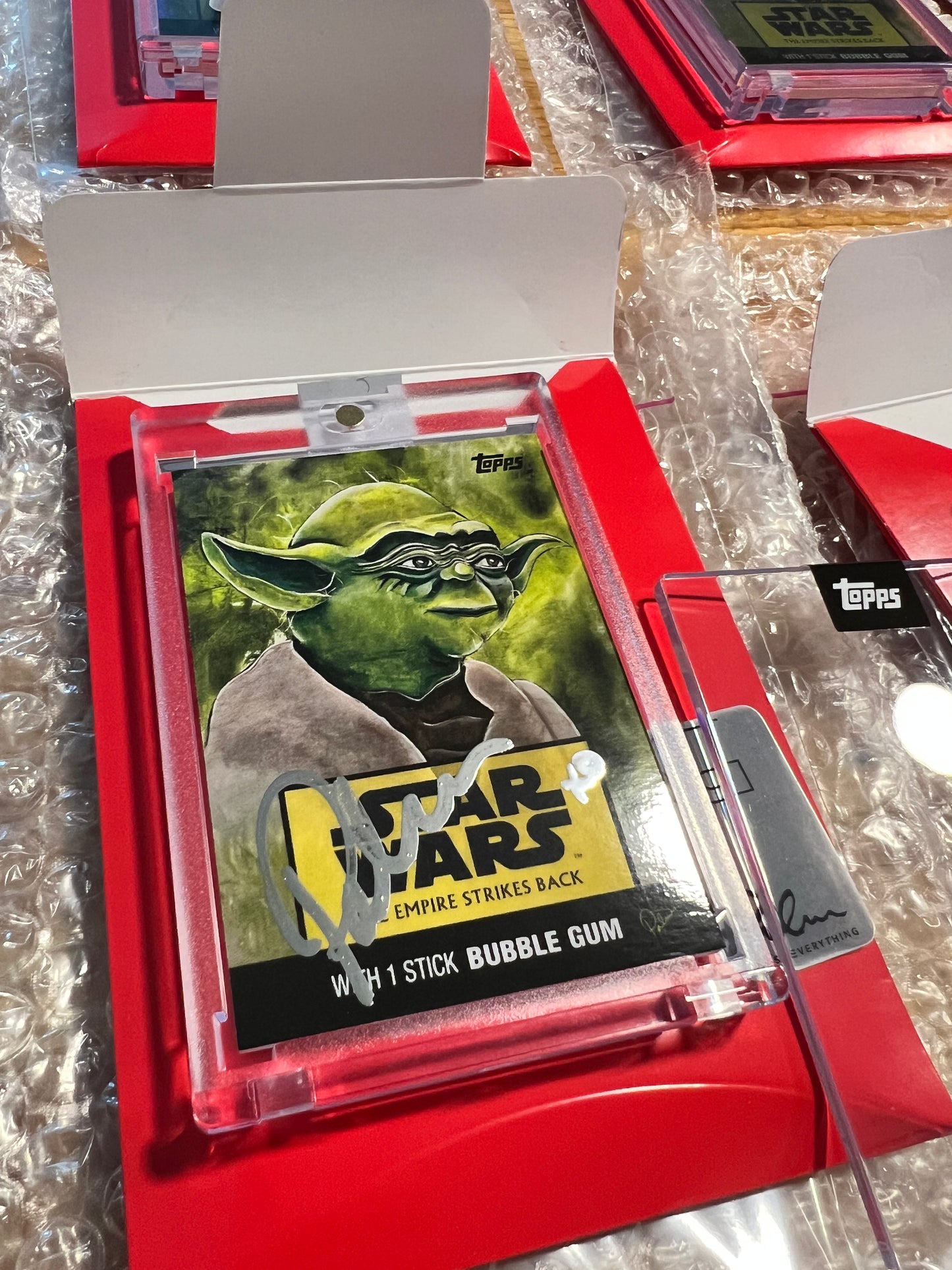 Yoda - Topps Star Wars - Autographed