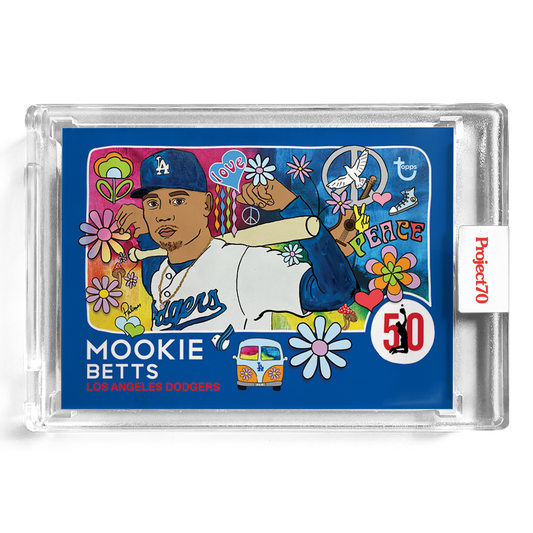 Mookie Betts Baseball Card - Autographed
