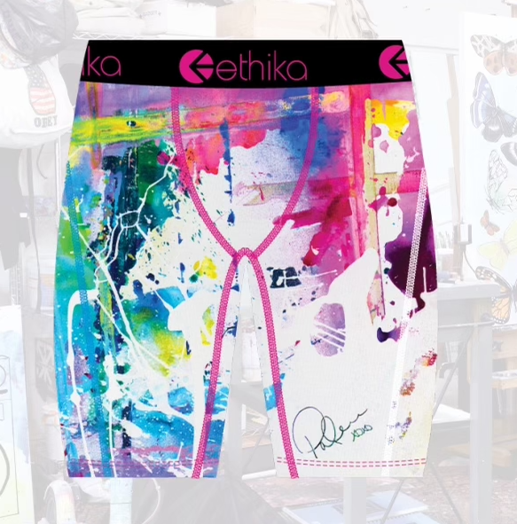 Ethika Long Men's Staple Boxers - Kaleidoscope