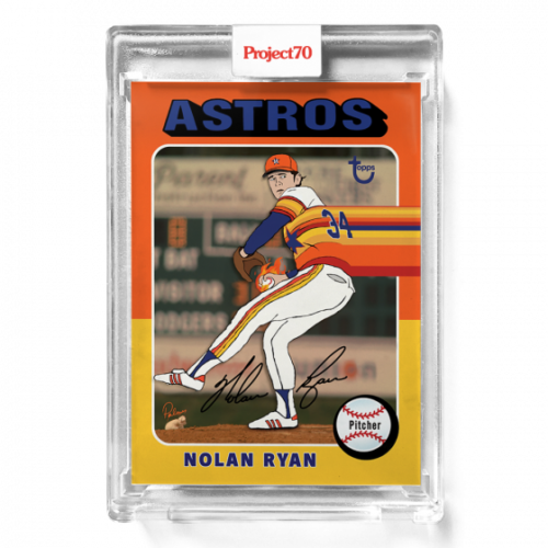 Nolan Ryan Baseball Card - Autographed – Brittney Palmer Art Nolan Ryan Baseball Card - Autographed – Brittney Palmer Art