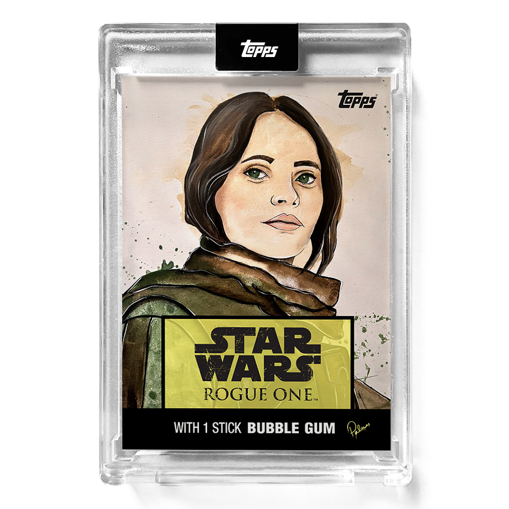 Jyn Erso - Topps Star Wars - Autographed – Brittney Palmer Art