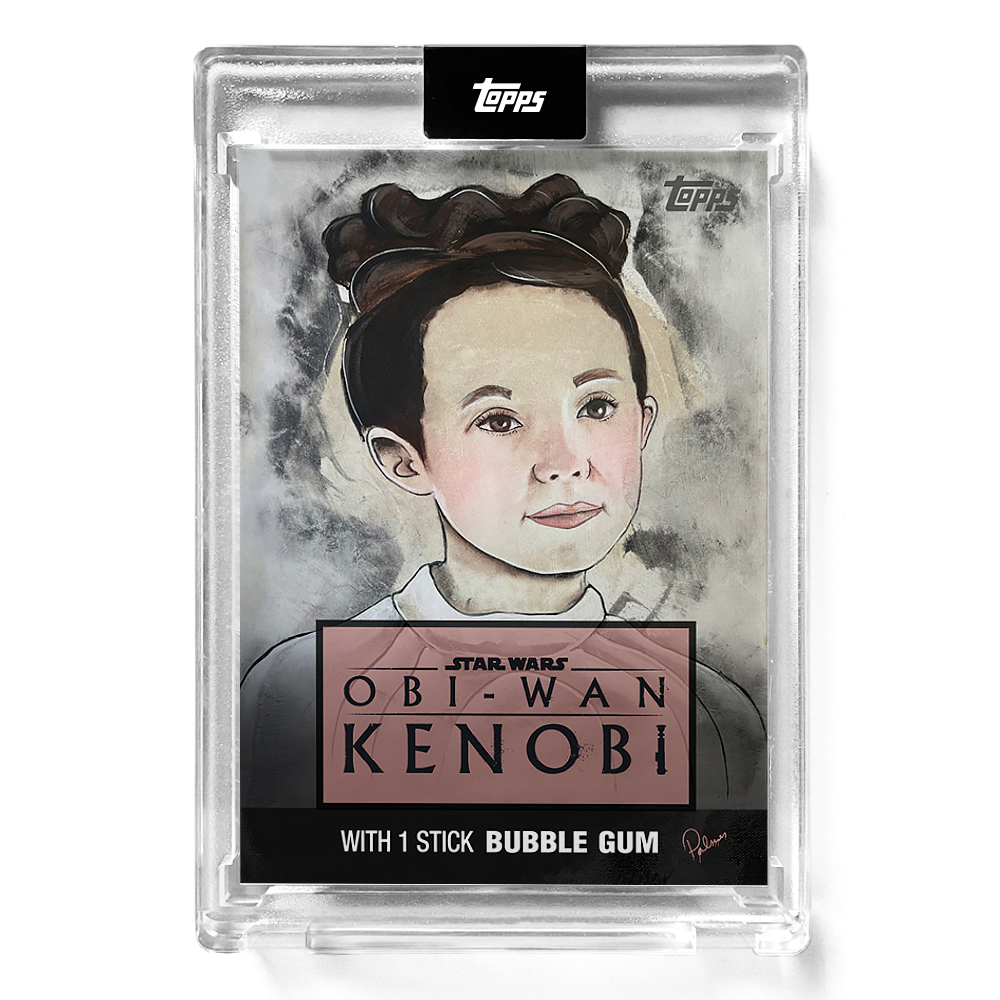 Princess Leia Organa - Topps Star Wars  - Autographed