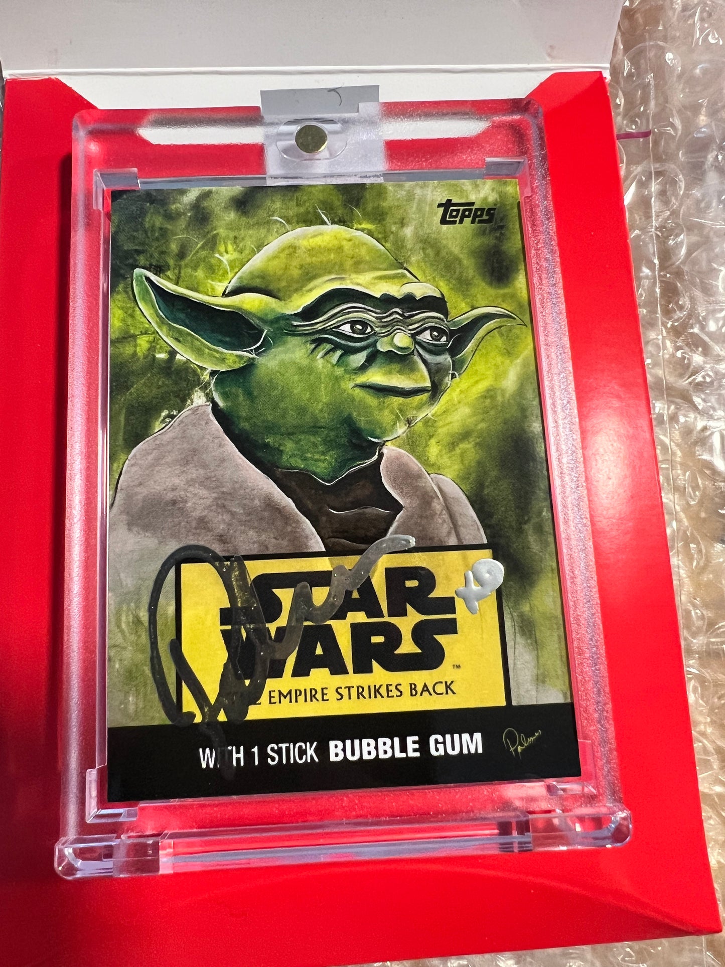 Yoda - Topps Star Wars - Autographed