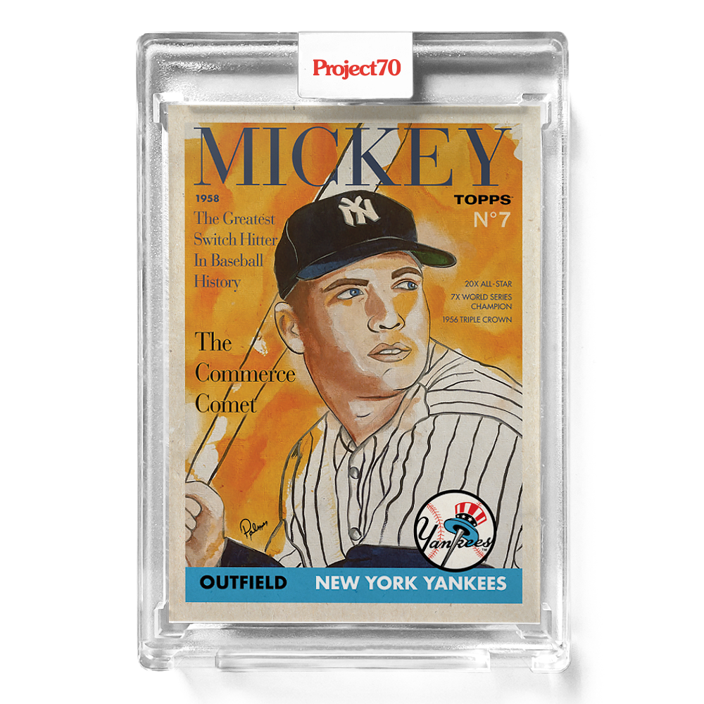 mickey mantle limited edition card Mickey Mantle Baseball Card